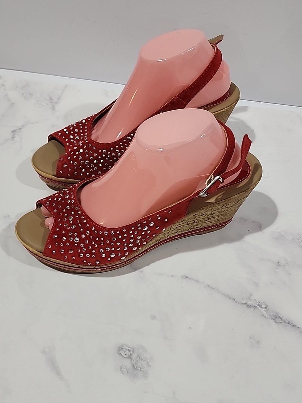 Spring Step Orella Red Open Toe Sandals - Picture 3 of 9